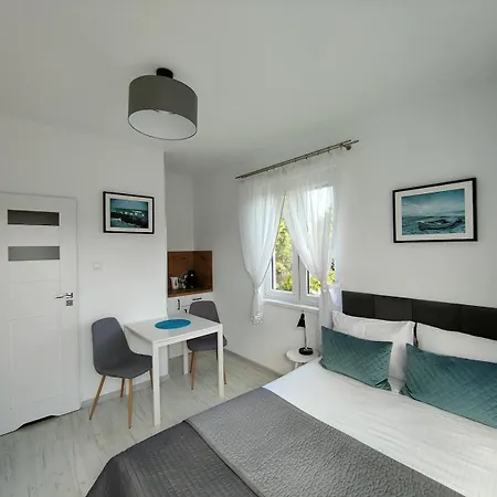 Quarto em Acomodações Particulares U Wojtka Z Widokiem Na Zatoke Swarzewo